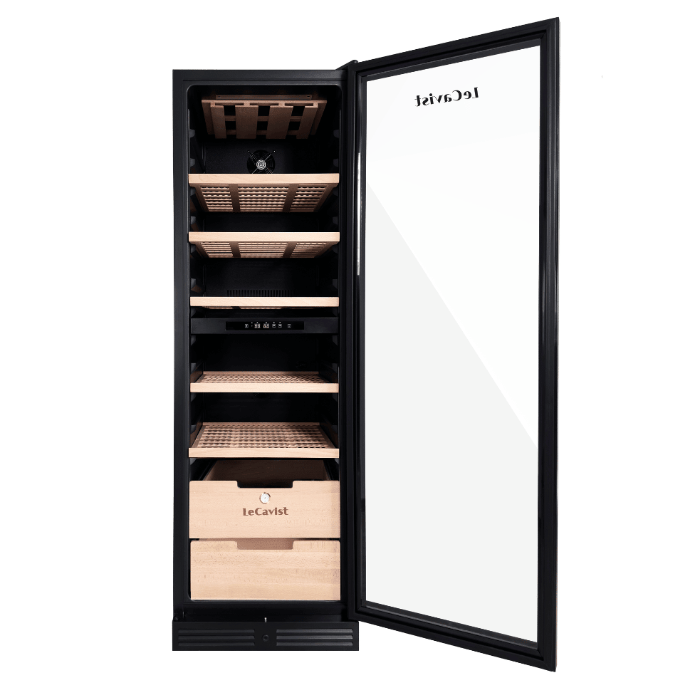 LECAVIST Wine Cabinet - 209 Bottle - Dual Zone - Built - In - Black (LCS210VN2ZBI) PRE - ORDER - Built - In - LeCavist Wine Cabinets