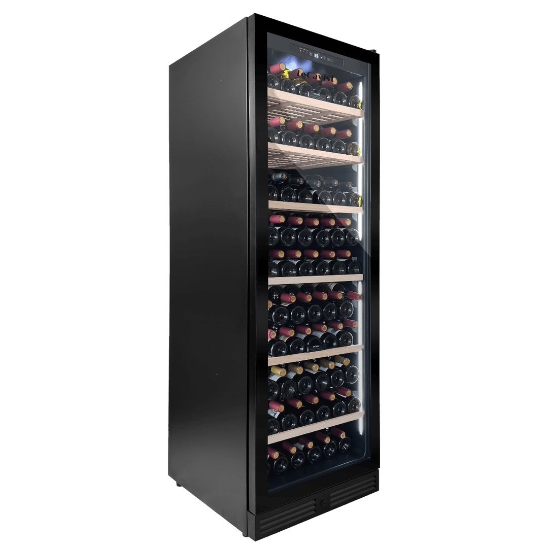 PRODUCT: LECAVIST Wine Cabinet - 209 Bottle - Single Zone - Built-In - Black (LCS220VN1ZBI) PRE-ORDER - Built-In - LeCavist Wine Cabinets