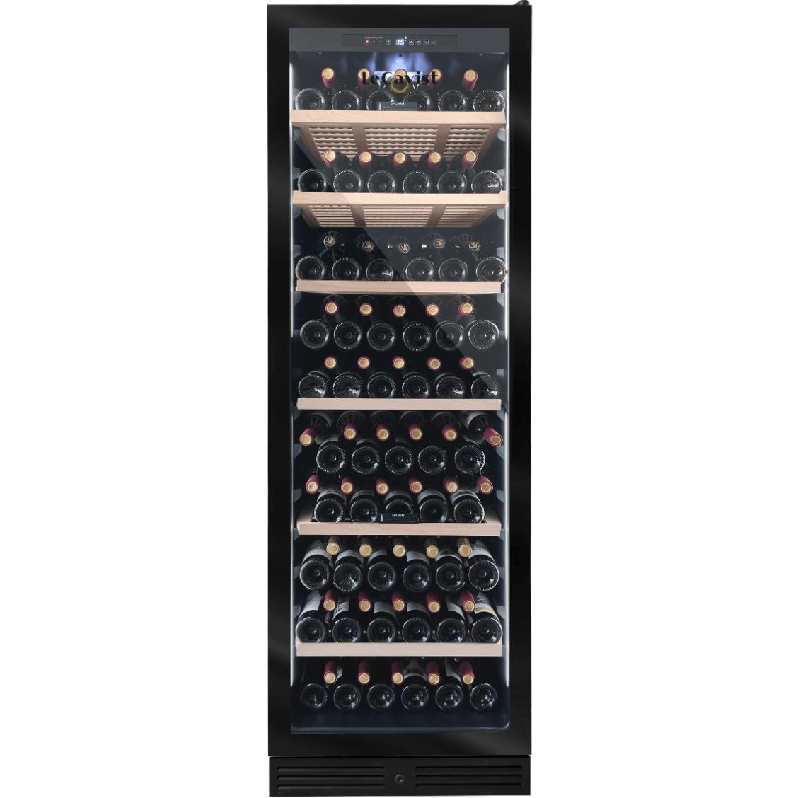 LECAVIST Wine Cabinet - 209 Bottle - Single Zone - Built - In - Black (LCS220VN1ZBI) PRE - ORDER - Built - In - LeCavist Wine Cabinets