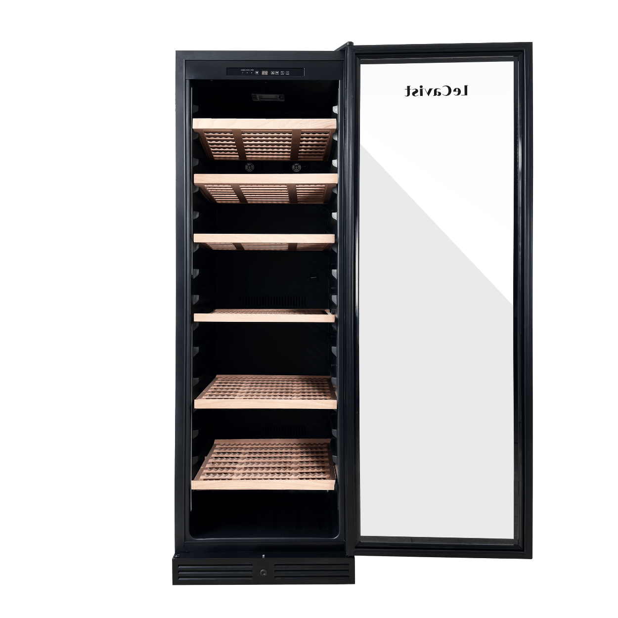 LECAVIST Wine Cabinet - 209 Bottle - Single Zone - Built - In - Black (LCS220VN1ZBI) PRE - ORDER - Built - In - LeCavist Wine Cabinets