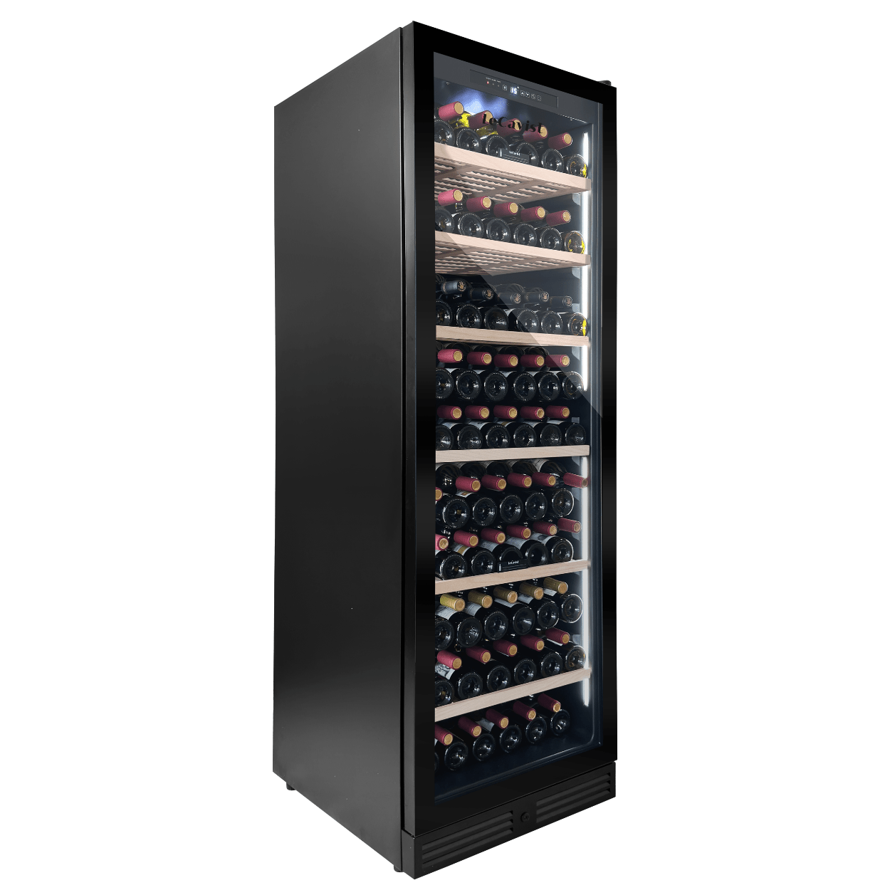 LECAVIST Wine Cabinet - 209 Bottle - Single Zone - Built - In - Black (LCS220VN1ZBI) PRE - ORDER - Built - In - LeCavist Wine Cabinets