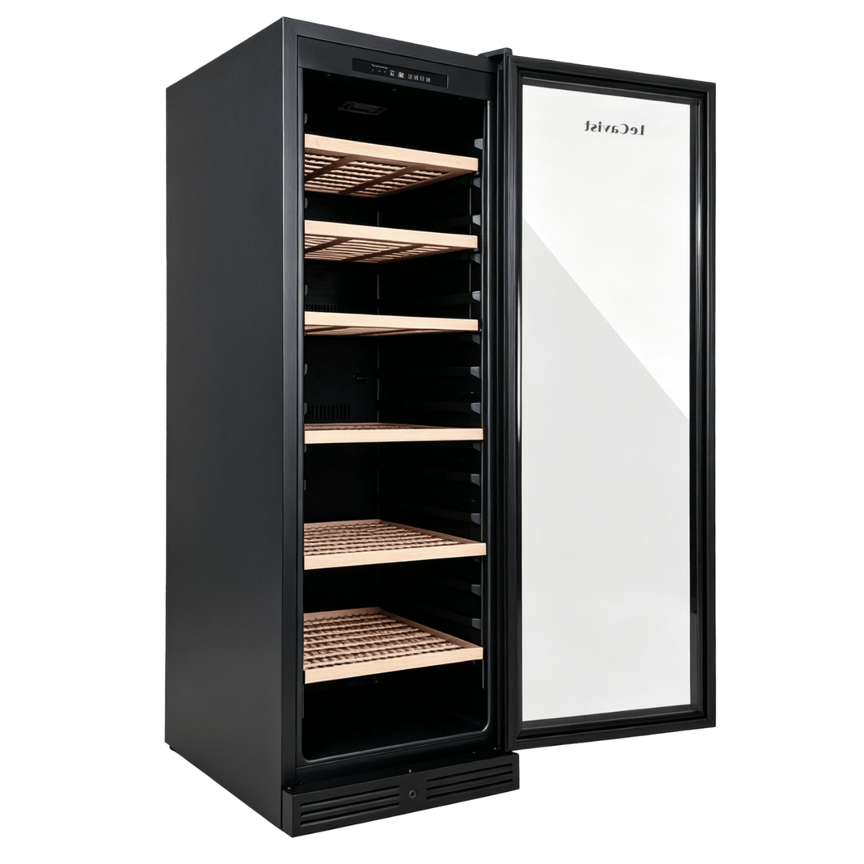 LECAVIST Wine Cabinet - 209 Bottle - Single Zone - Built - In - Black (LCS220VN1ZBI) PRE - ORDER - Built - In - LeCavist Wine Cabinets