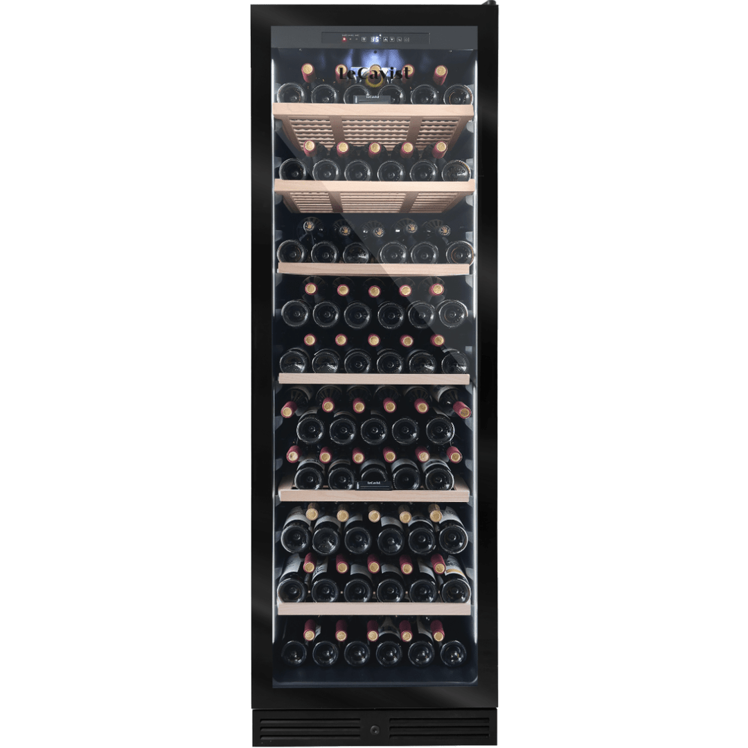 PRODUCT: LECAVIST Wine Cabinet - 209 Bottle - Single Zone - Built-In - Black (LCS220VN1ZBI) PRE-ORDER - Built-In - LeCavist Wine Cabinets