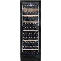LECAVIST Wine Cabinet - 209 Bottle - Single Zone - Built-In - Black (LCS220VN1ZBI)