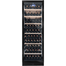 LECAVIST Wine Cabinet - 209 Bottle - Single Zone - Built-In - Black (LCS220VN1ZBI)