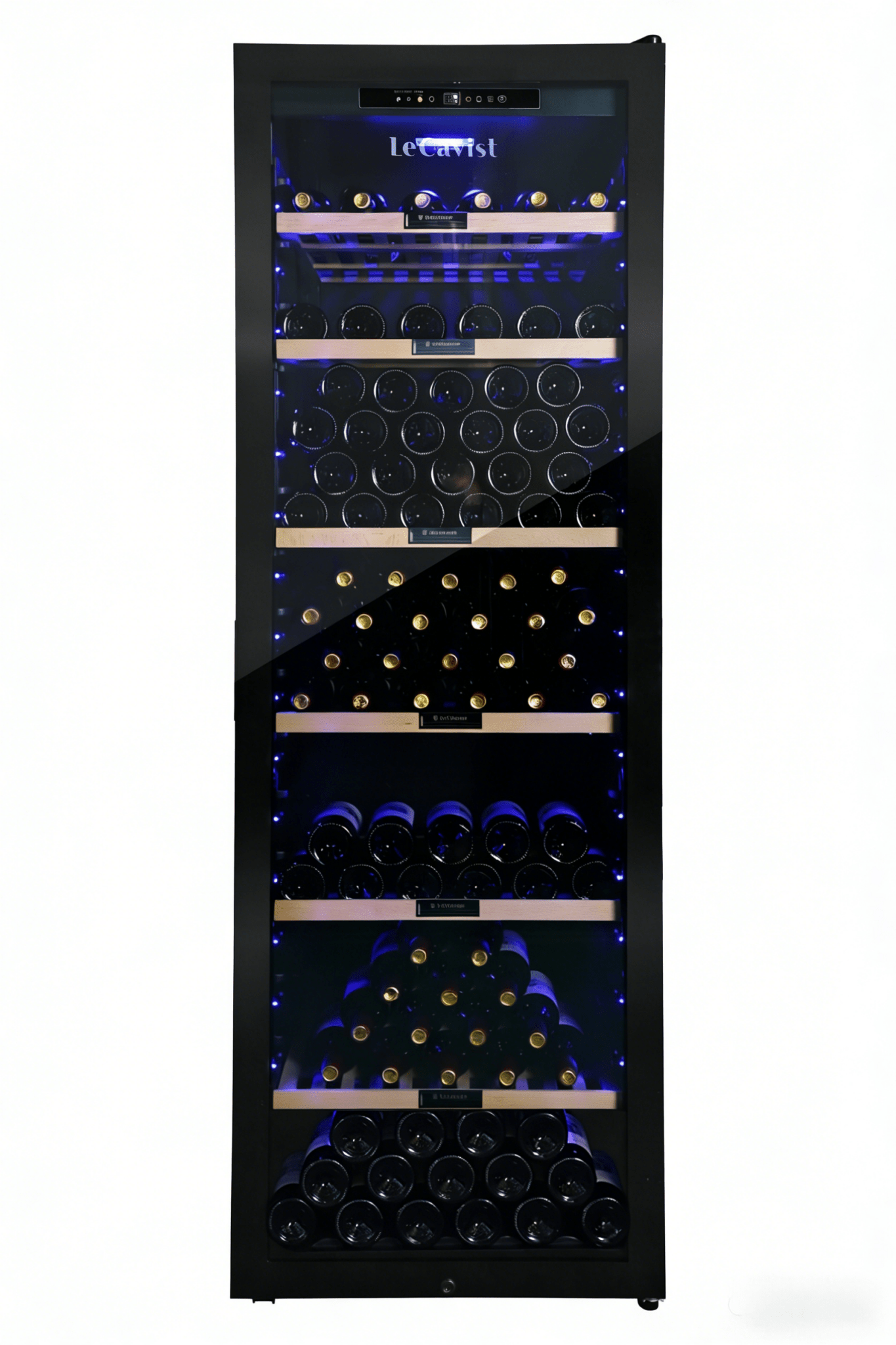 LECAVIST Wine Cabinet - 248 Bottle - Single Zone - Freestanding - Black (LCS240VN1Z1D) PRE - ORDER - Freestanding - LeCavist Wine Cabinets