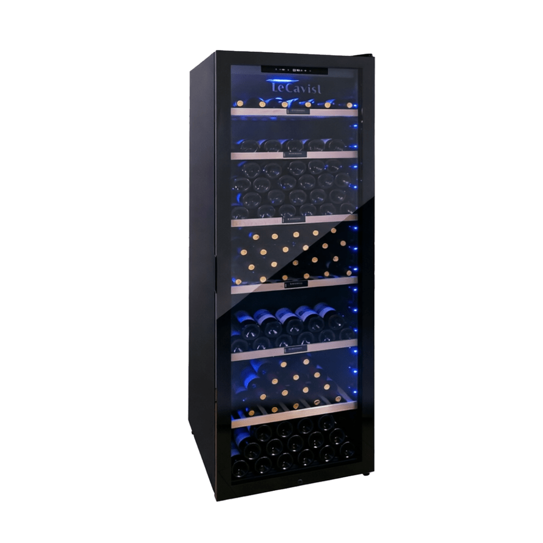 LECAVIST Wine Cabinet - 248 Bottle - Single Zone - Freestanding - Black (LCS240VN1Z1D) PRE-ORDER - Freestanding - LeCavist Wine Cabinets