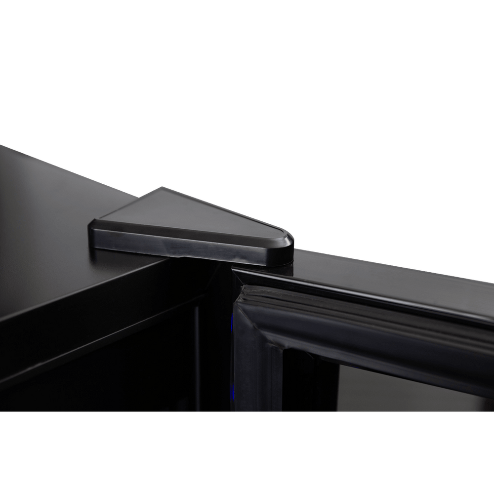 DETAILS: LECAVIST Wine Cabinet - 248 Bottle - Single Zone - Freestanding - Black (LCS240VN1Z1D) PRE-ORDER - Freestanding - LeCavist Wine Cabinets