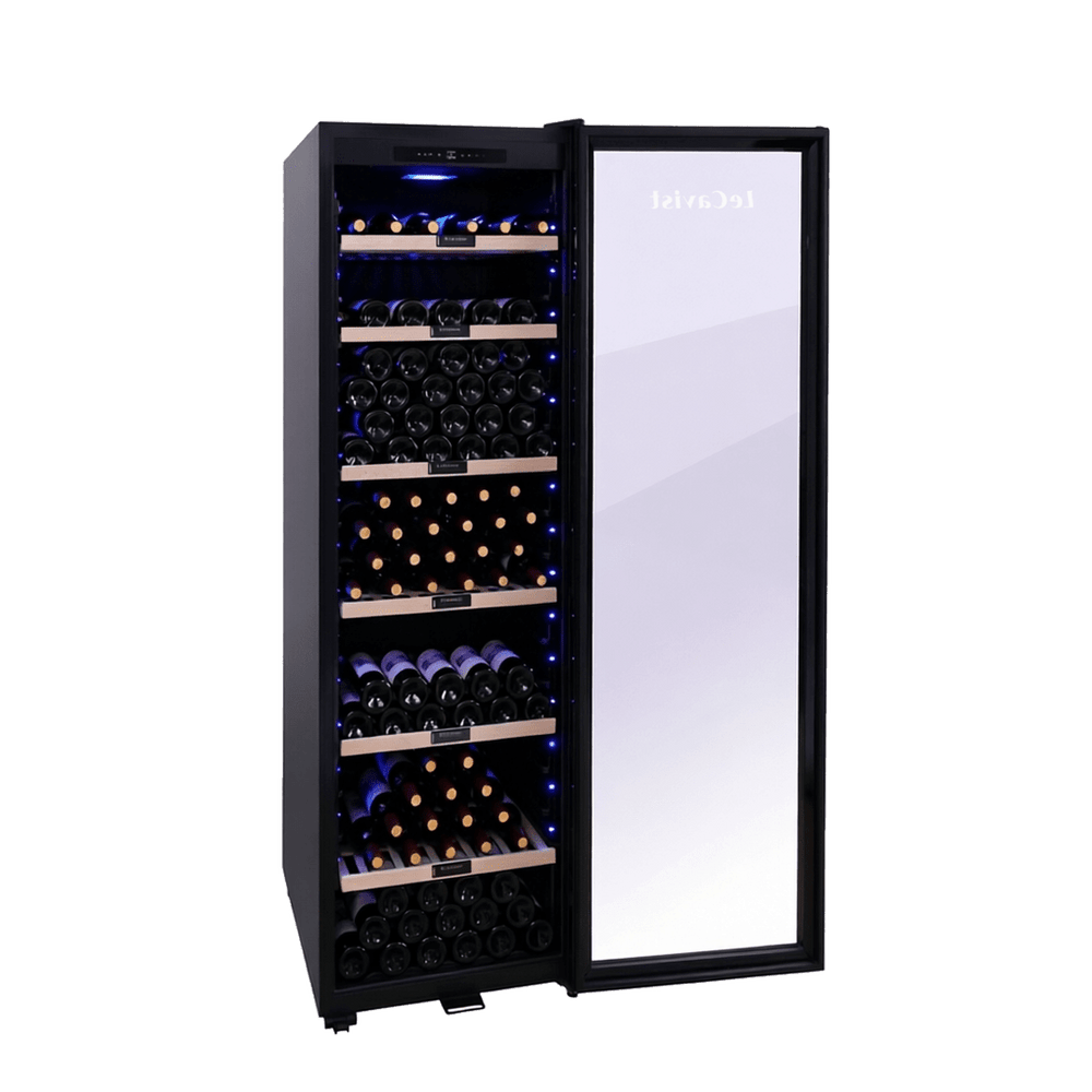PRODUCT: LECAVIST Wine Cabinet - 248 Bottle - Single Zone - Freestanding - Black (LCS240VN1Z1D) PRE-ORDER - Freestanding - LeCavist Wine Cabinets