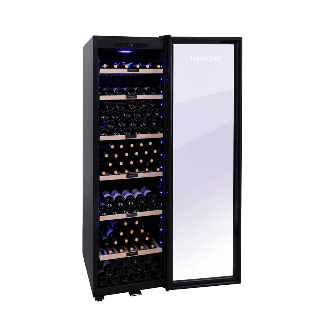 LECAVIST Wine Cabinet - 248 Bottle - Single Zone - Freestanding - Black (LCS240VN1Z1D) PRE-ORDER - Freestanding - LeCavist Wine Cabinets