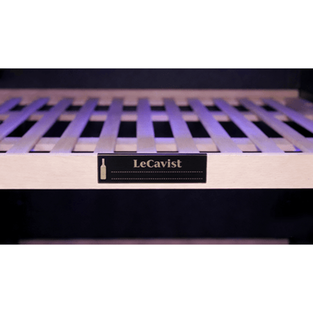 DETAILS: LECAVIST Wine Cabinet - 248 Bottle - Single Zone - Freestanding - Black (LCS240VN1Z1D) PRE-ORDER - Freestanding - LeCavist Wine Cabinets