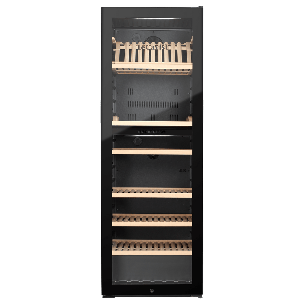 PRODUCT: LECAVIST Wine Cabinet - 268 Bottle - Dual Zone - Freestanding - Black (LJ268VN2Z) - Freestanding - LeCavist Wine Cabinets