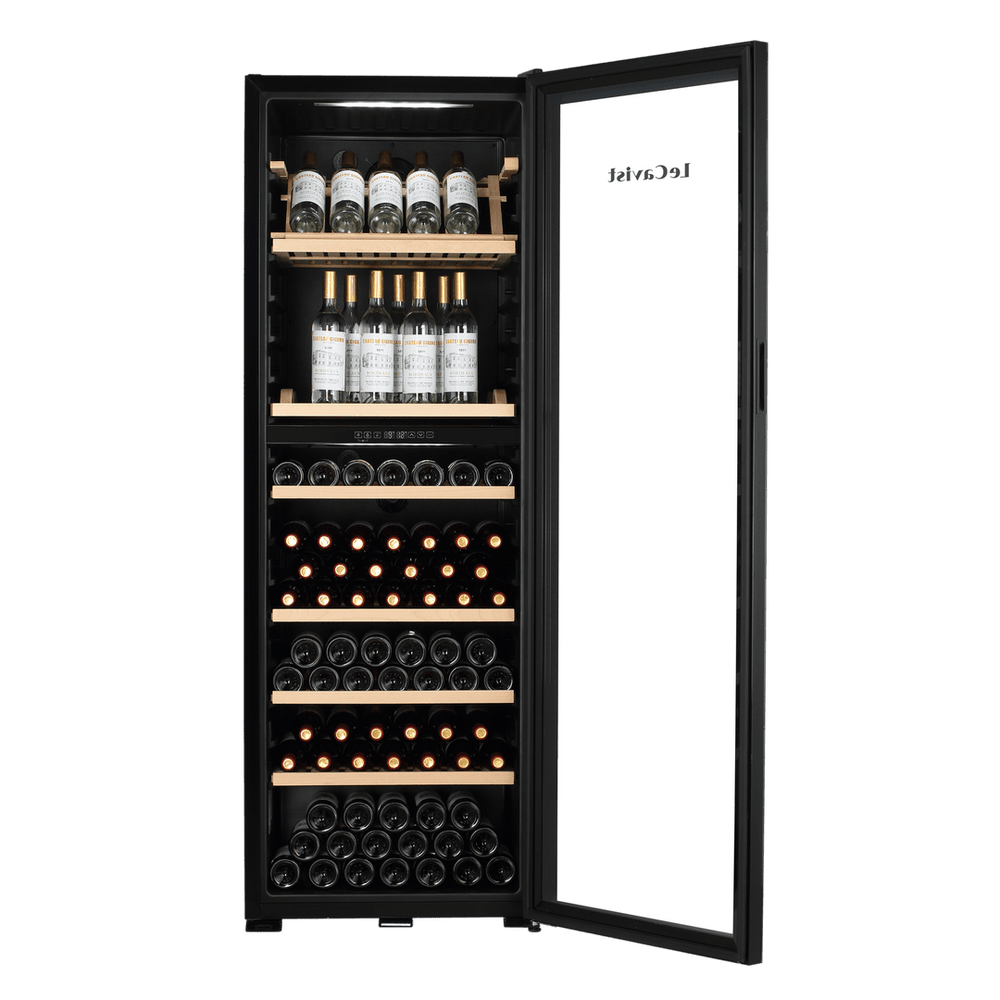 PRODUCT: LECAVIST Wine Cabinet - 268 Bottle - Dual Zone - Freestanding - Black (LJ268VN2Z) - Freestanding - LeCavist Wine Cabinets