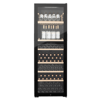 LECAVIST Wine Cabinet - 268 Bottle - Dual Zone - Freestanding - Black (LJ268VN2Z)