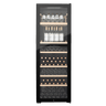 LECAVIST Wine Cabinet - 268 Bottle - Dual Zone - Freestanding - Black (LJ268VN2Z)