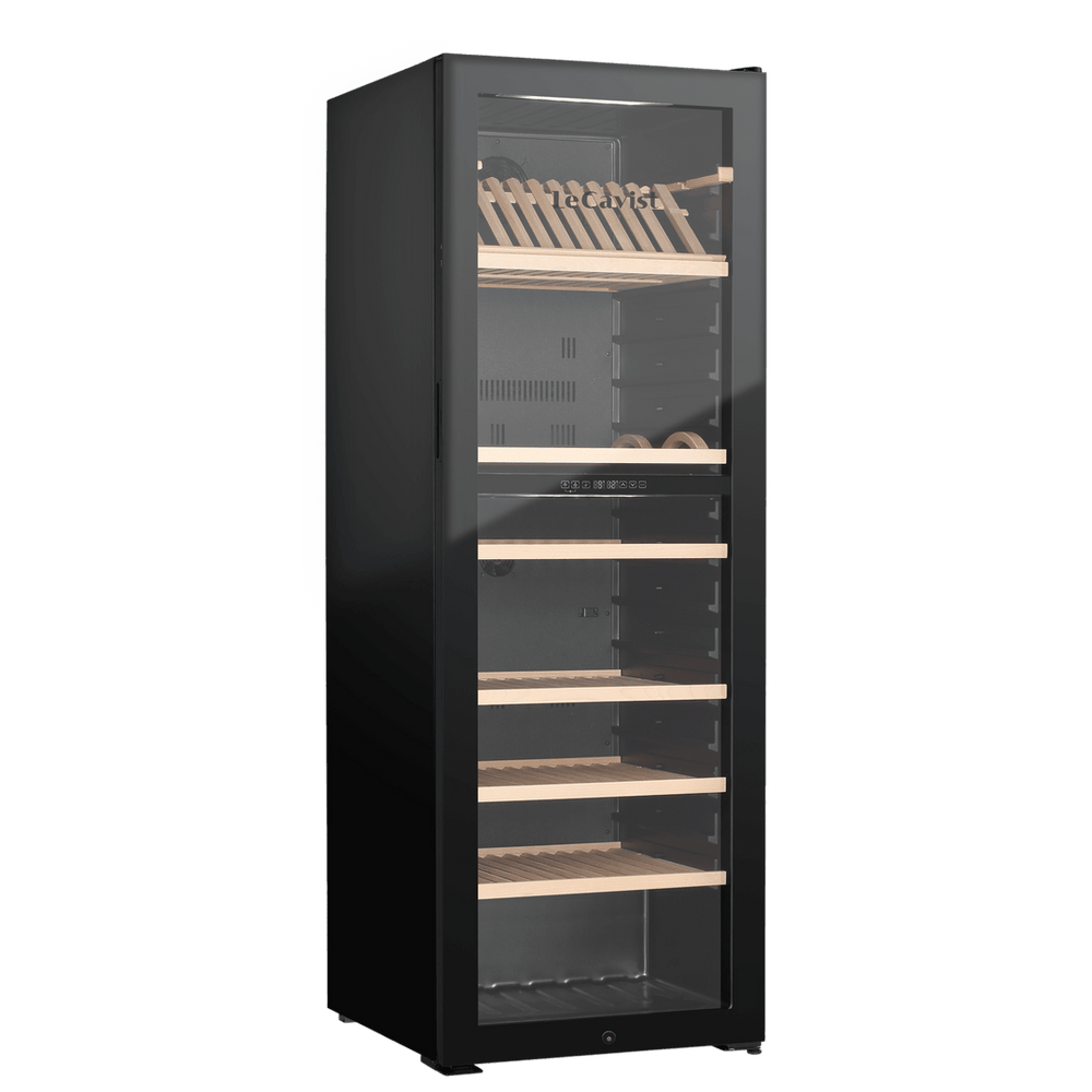 PRODUCT: LECAVIST Wine Cabinet - 268 Bottle - Dual Zone - Freestanding - Black (LJ268VN2Z) - Freestanding - LeCavist Wine Cabinets