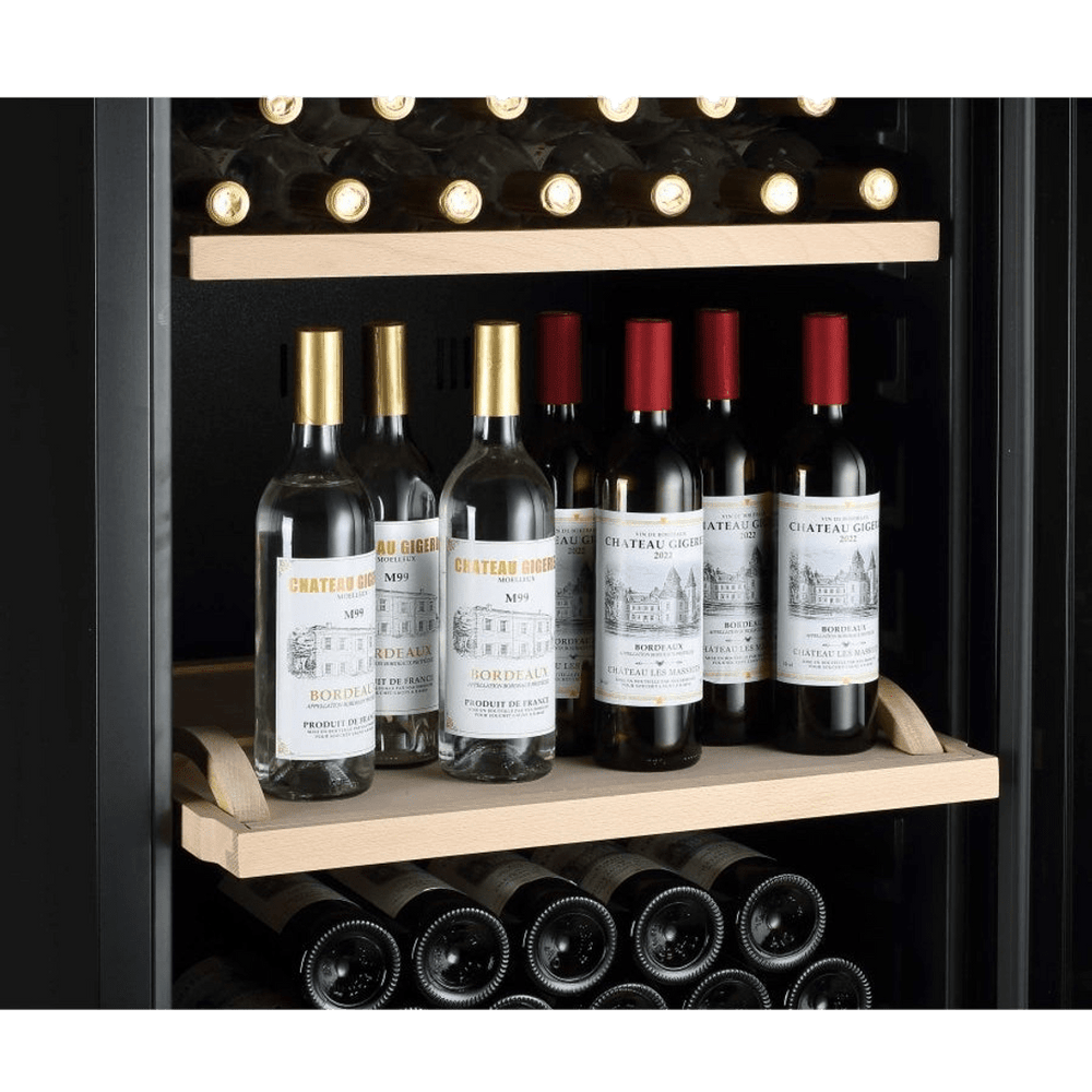 INSIDE: LECAVIST Wine Cabinet - 294 Bottle - Single Zone - Freestanding - Black (LJ294VN) PRE-ORDER - Freestanding - LeCavist Wine Cabinets