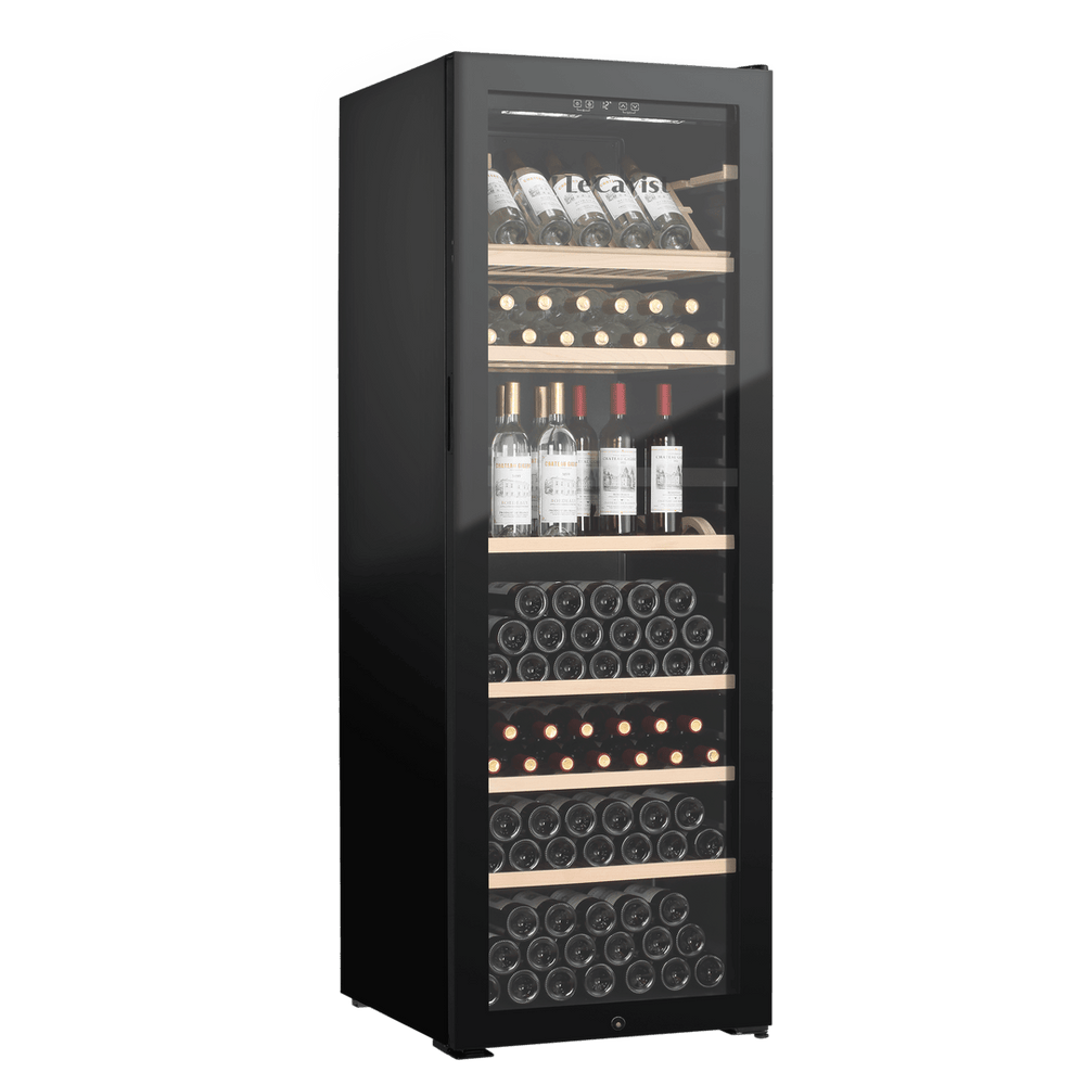 PRODUCT: LECAVIST Wine Cabinet - 294 Bottle - Single Zone - Freestanding - Black (LJ294VN) PRE-ORDER - Freestanding - LeCavist Wine Cabinets