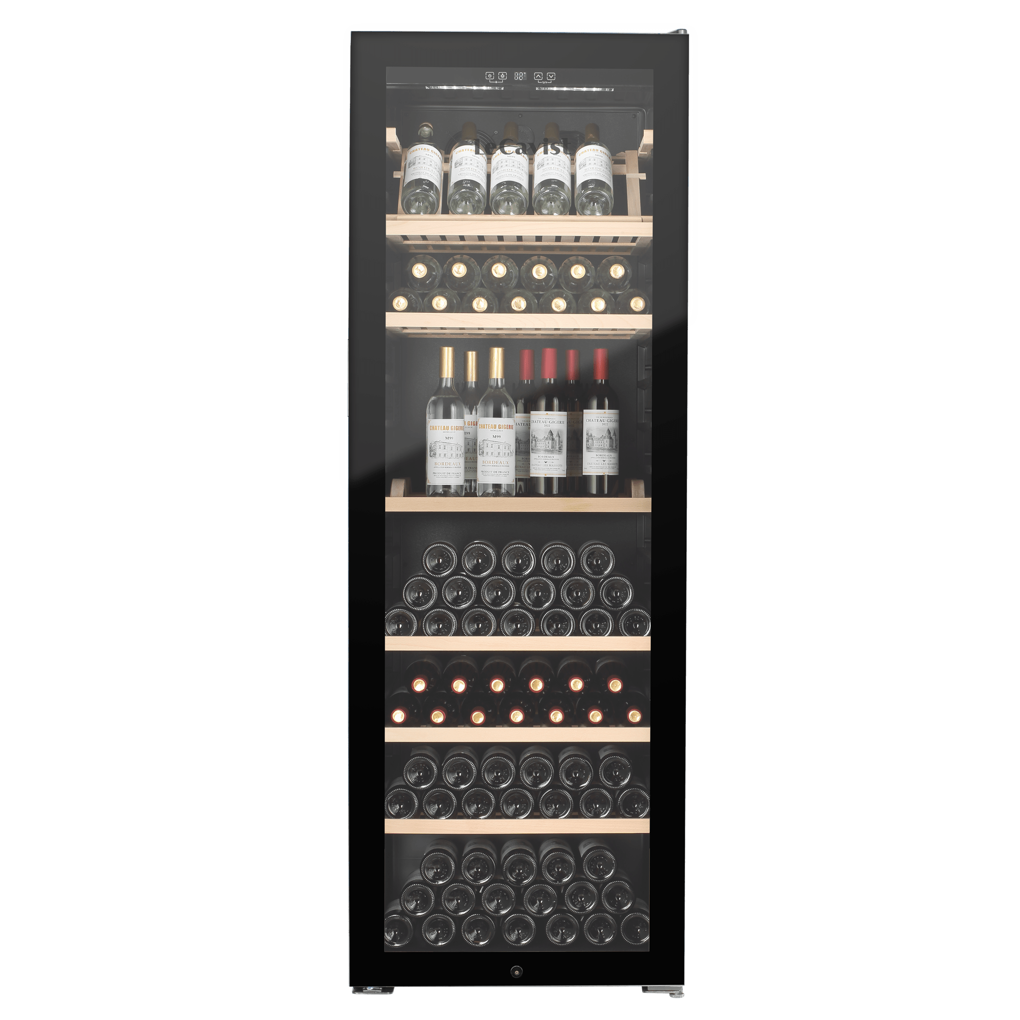 LECAVIST Wine Cabinet - 294 Bottle - Single Zone - Freestanding - Black (LJ294VN) PRE - ORDER - Freestanding - LeCavist Wine Cabinets