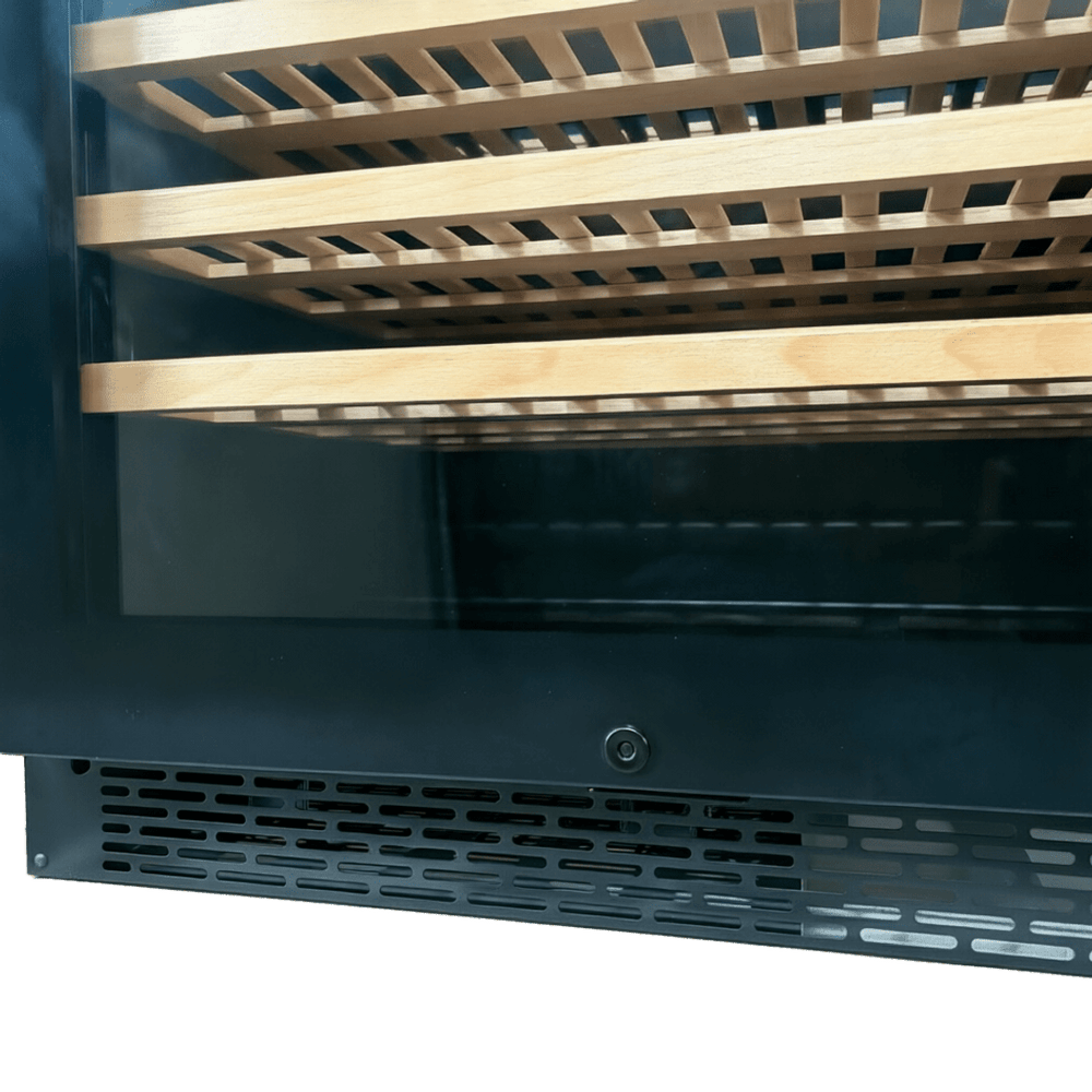 INSIDE: LECAVIST Wine Cabinet - 303 Bottle - Dual Zone - Built-in - Black (LCS300VN2Z1D) - Built-In - LeCavist Wine Cabinets
