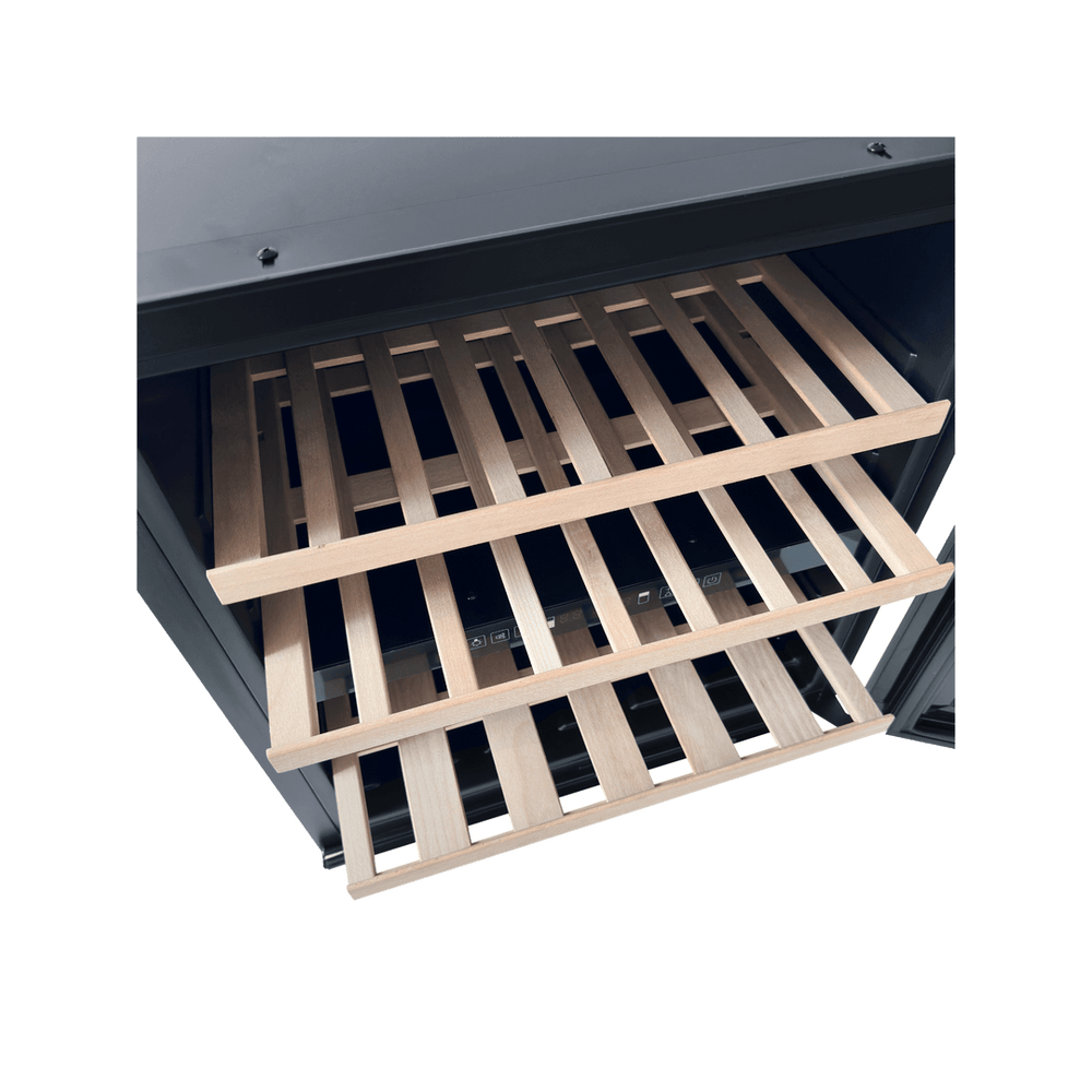 INSIDE: LECAVIST Wine Cabinet - 36 Bottle - Dual Zone - Built-In - Black (LCS36VN2ZBI) PRE-ORDER - Built-In - LeCavist Wine Cabinets
