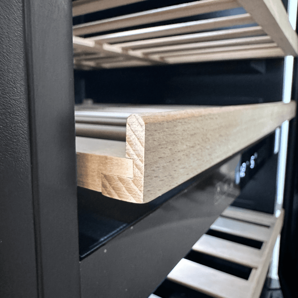 DETAILS: LECAVIST Wine Cabinet - 36 Bottle - Dual Zone - Built-In - Black (LCS36VN2ZBI) PRE-ORDER - Built-In - LeCavist Wine Cabinets