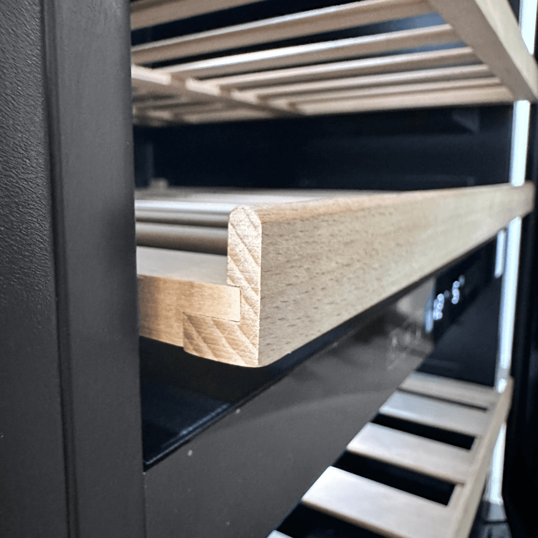 DETAILS: LECAVIST Wine Cabinet - 36 Bottle - Dual Zone - Built-In - Black (LCS36VN2ZBI) PRE-ORDER - Built-In - LeCavist Wine Cabinets