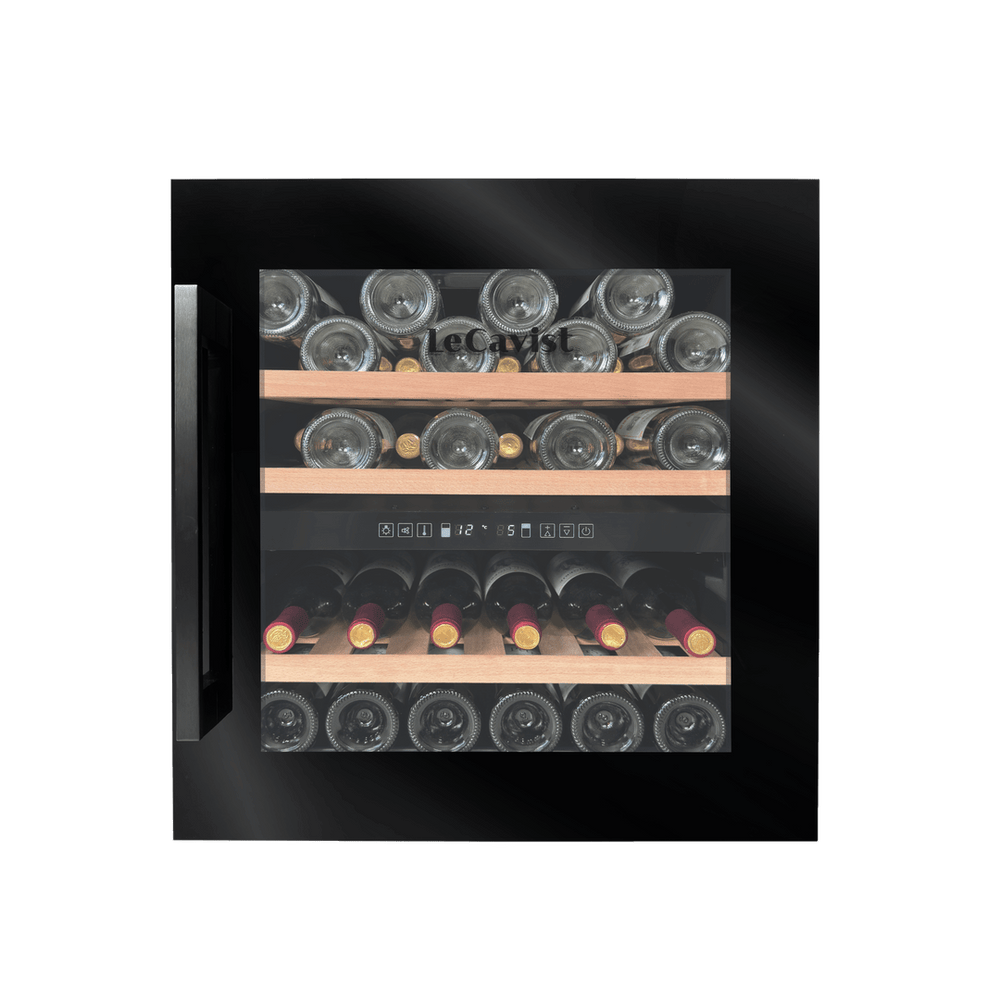 PRODUCT: LECAVIST Wine Cabinet - 36 Bottle - Dual Zone - Built-In - Black (LCS36VN2ZBI) PRE-ORDER - Built-In - LeCavist Wine Cabinets