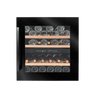 LECAVIST Wine Cabinet - 36 Bottle - Dual Zone - Built-In - Black (LCS36VN2ZBI)
