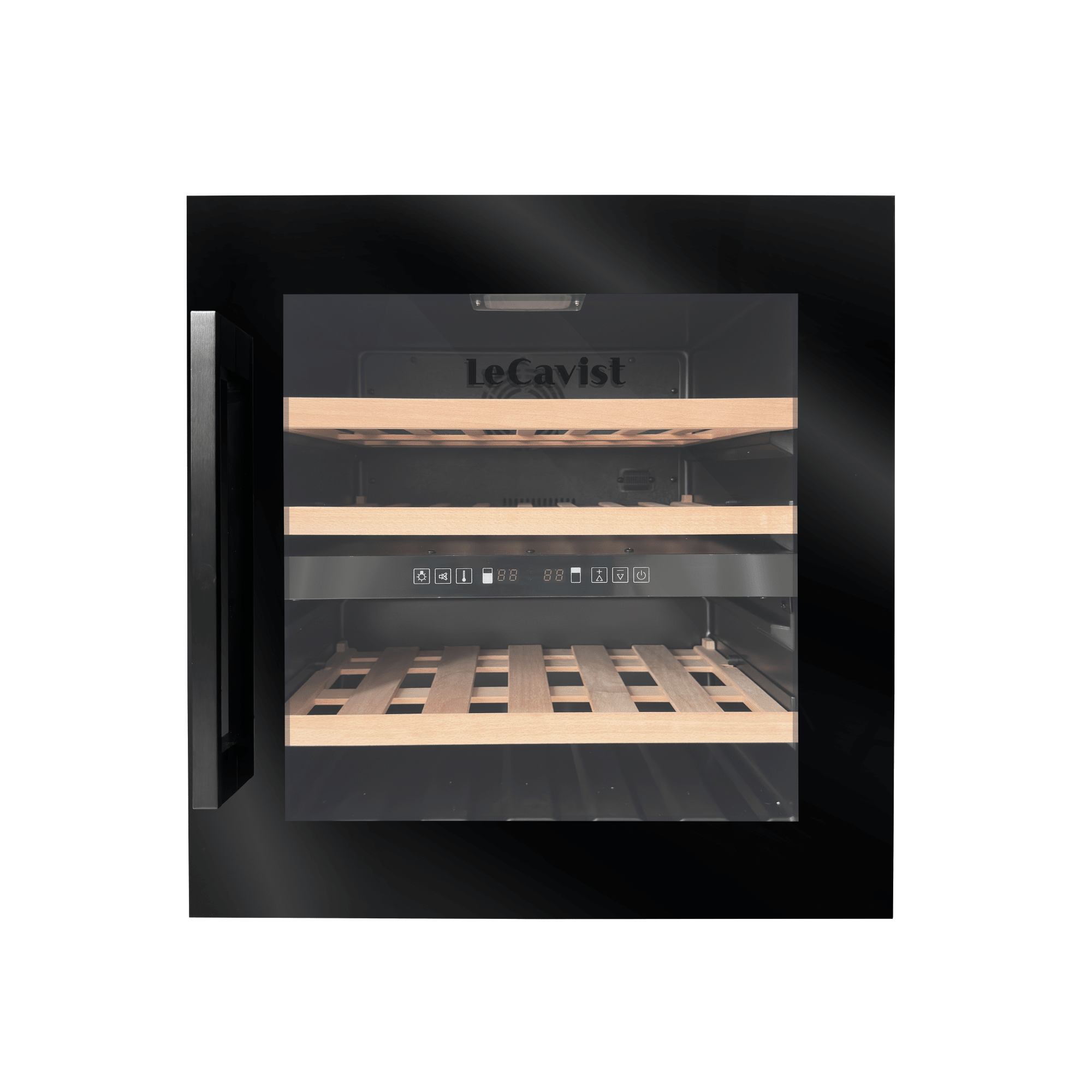 LECAVIST Wine Cabinet - 36 Bottle - Dual Zone - Built - In - Black (LCS36VN2ZBI) PRE - ORDER - Built - In - LeCavist Wine Cabinets