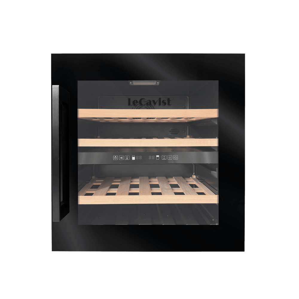 PRODUCT: LECAVIST Wine Cabinet - 36 Bottle - Dual Zone - Built-In - Black (LCS36VN2ZBI) PRE-ORDER - Built-In - LeCavist Wine Cabinets