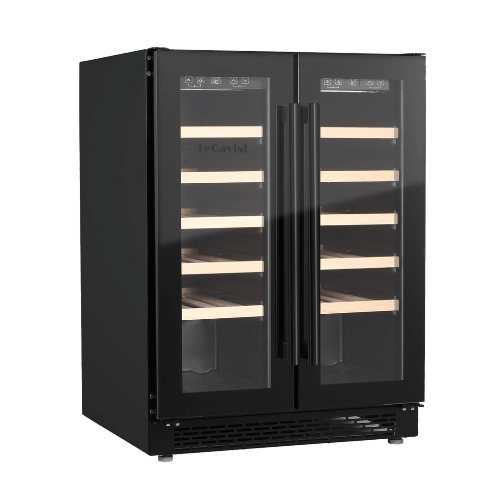 PRODUCT: LECAVIST Wine Cabinet - 40 Bottle - Dual Zone - Built-in - Black (LJ40VN2Z2DBU) - Built-In - LeCavist Wine Cabinets