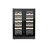 LECAVIST Wine Cabinet - 40 Bottle - Dual Zone - Built-in - Black (LJ40VN2Z2DBU)