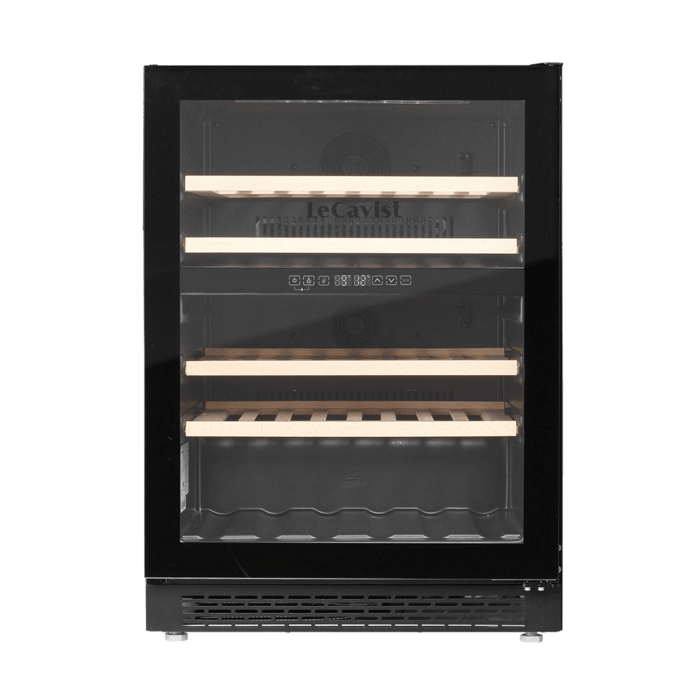 PRODUCT: LECAVIST Wine Cabinet - 44 Bottle - Dual Zone - Built-in - Black (LJ44VN2ZBU) - Built-In - LeCavist Wine Cabinets