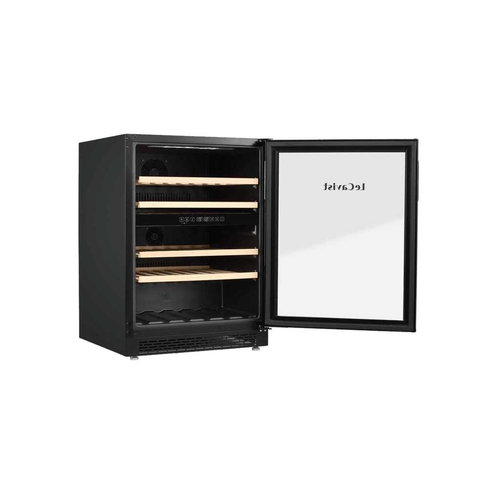 PRODUCT: LECAVIST Wine Cabinet - 44 Bottle - Dual Zone - Built-in - Black (LJ44VN2ZBU) - Built-In - LeCavist Wine Cabinets