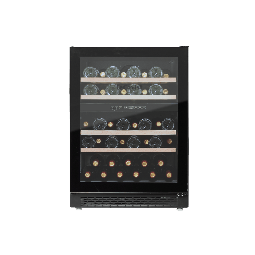 PRODUCT: LECAVIST Wine Cabinet - 44 Bottle - Dual Zone - Built-in - Black (LJ44VN2ZBU) - Built-In - LeCavist Wine Cabinets