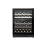 LECAVIST Wine Cabinet - 44 Bottle - Dual Zone - Built-in - Black (LJ44VN2ZBU)
