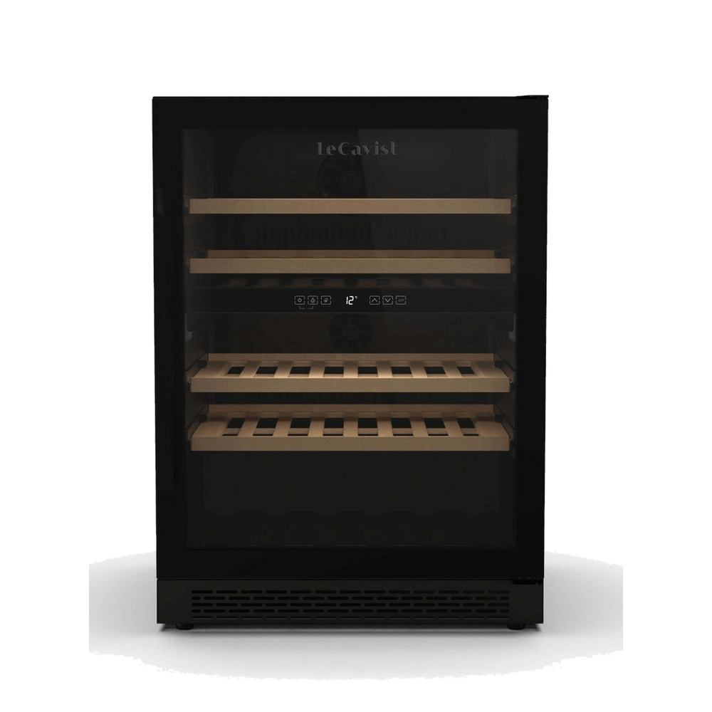 PRODUCT: LECAVIST Wine Cabinet - 44 Bottle - Dual Zone - Built-in - Black (LJ44VN2ZBU) - Built-In - LeCavist Wine Cabinets