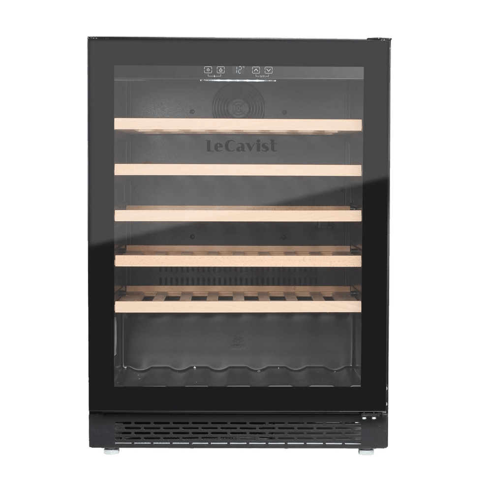 PRODUCT: LECAVIST Wine Cabinet - 52 Bottle - Single Zone - Built-in - Black (LJ52VNBU) - Built-In - LeCavist Wine Cabinets