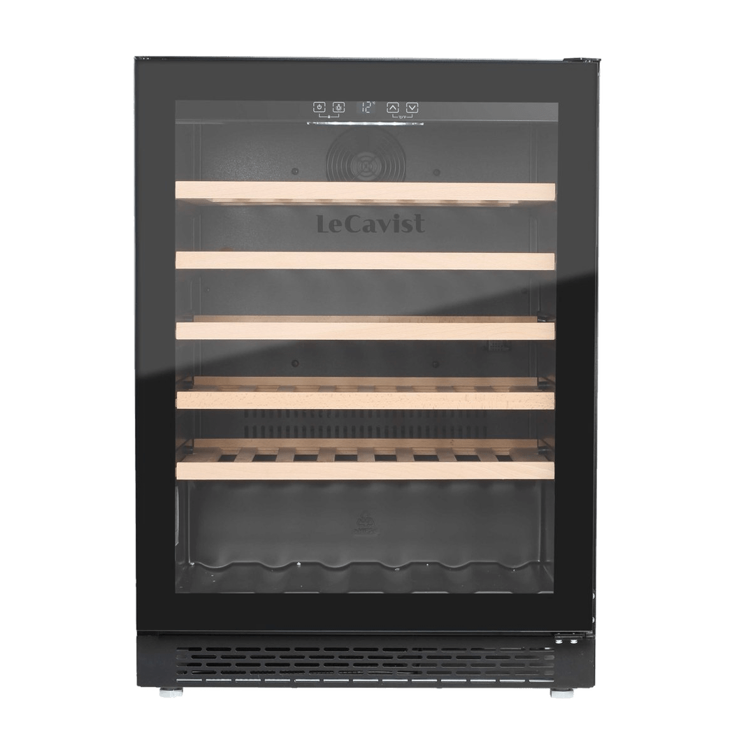 PRODUCT: LECAVIST Wine Cabinet - 52 Bottle - Single Zone - Built-in - Black (LJ52VNBU) - Built-In - LeCavist Wine Cabinets