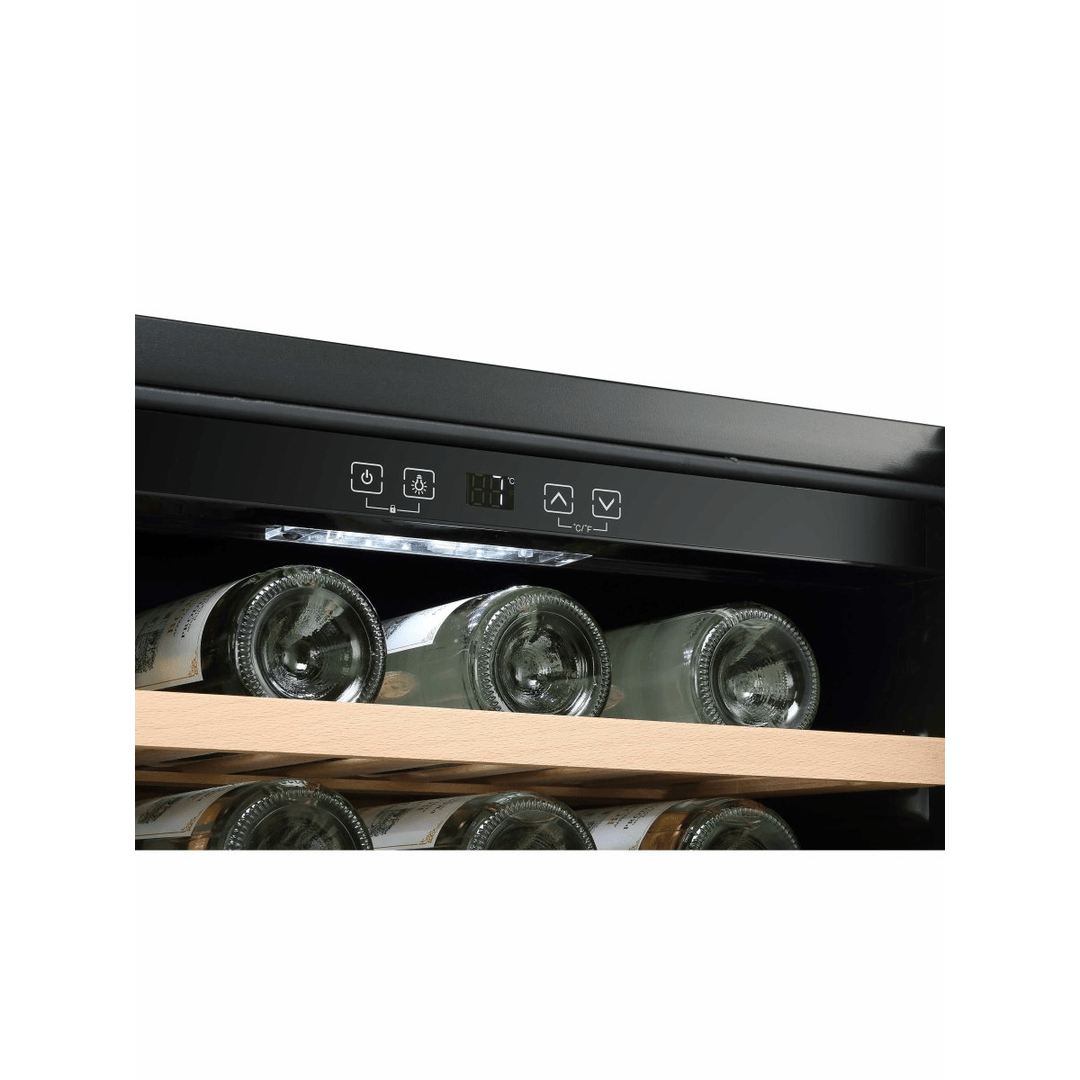 DETAILS: LECAVIST Wine Cabinet - 52 Bottle - Single Zone - Built-in - Black (LJ52VNBU) - Built-In - LeCavist Wine Cabinets