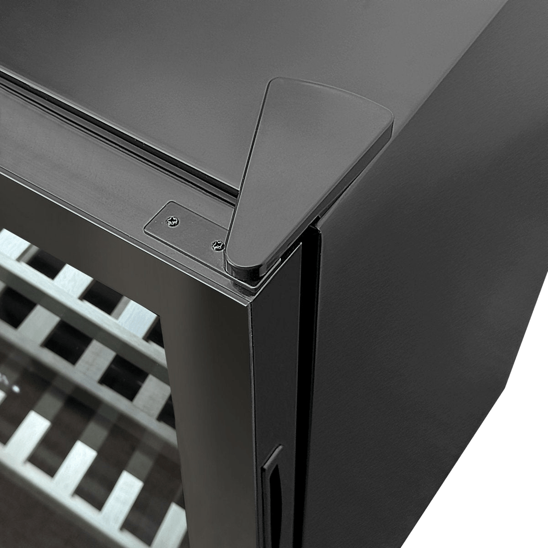 LECAVIST Wine Cabinet - 56 Bottle - Dual Zone - Freestanding - Black (LKS56VN2Z) - Freestanding - LeCavist Wine Cabinets