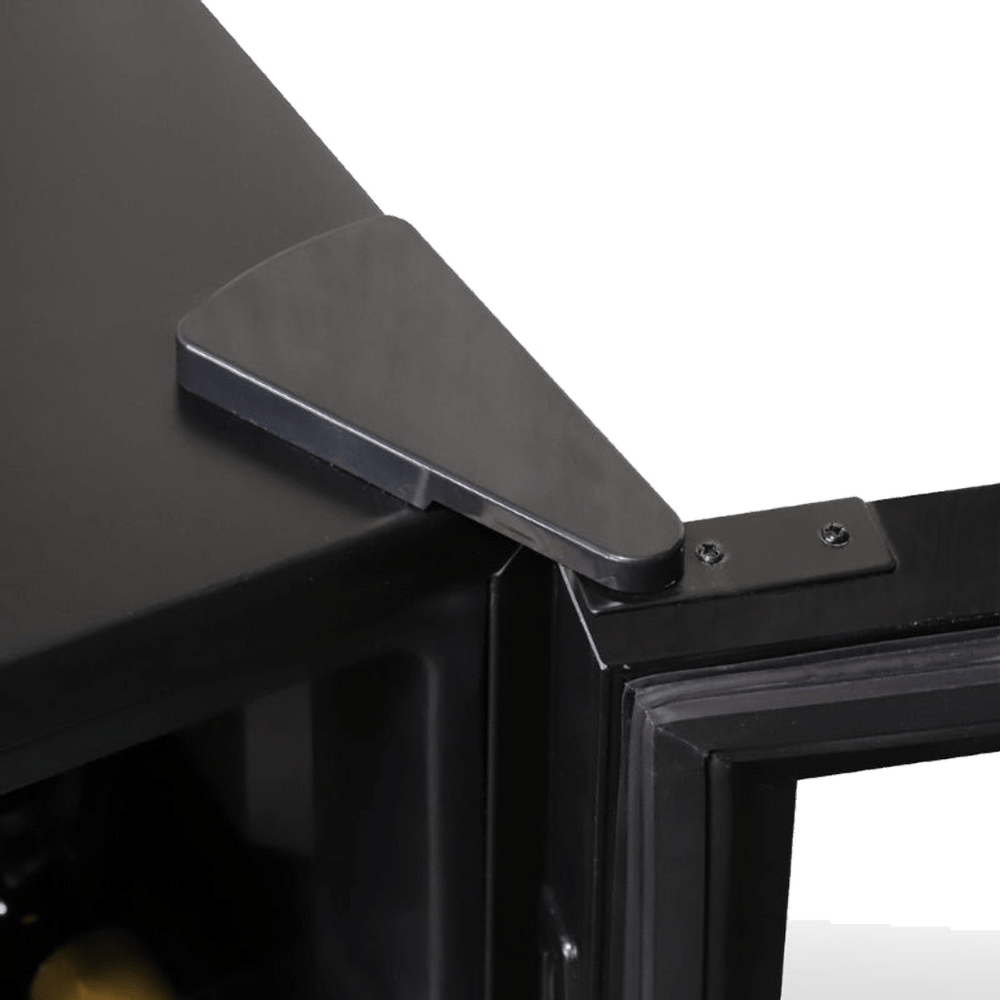 DETAILS: LECAVIST Wine Cabinet - 63 Bottle - Single Zone - Freestanding - Black (LKCV63N) - Freestanding - LeCavist Wine Cabinets