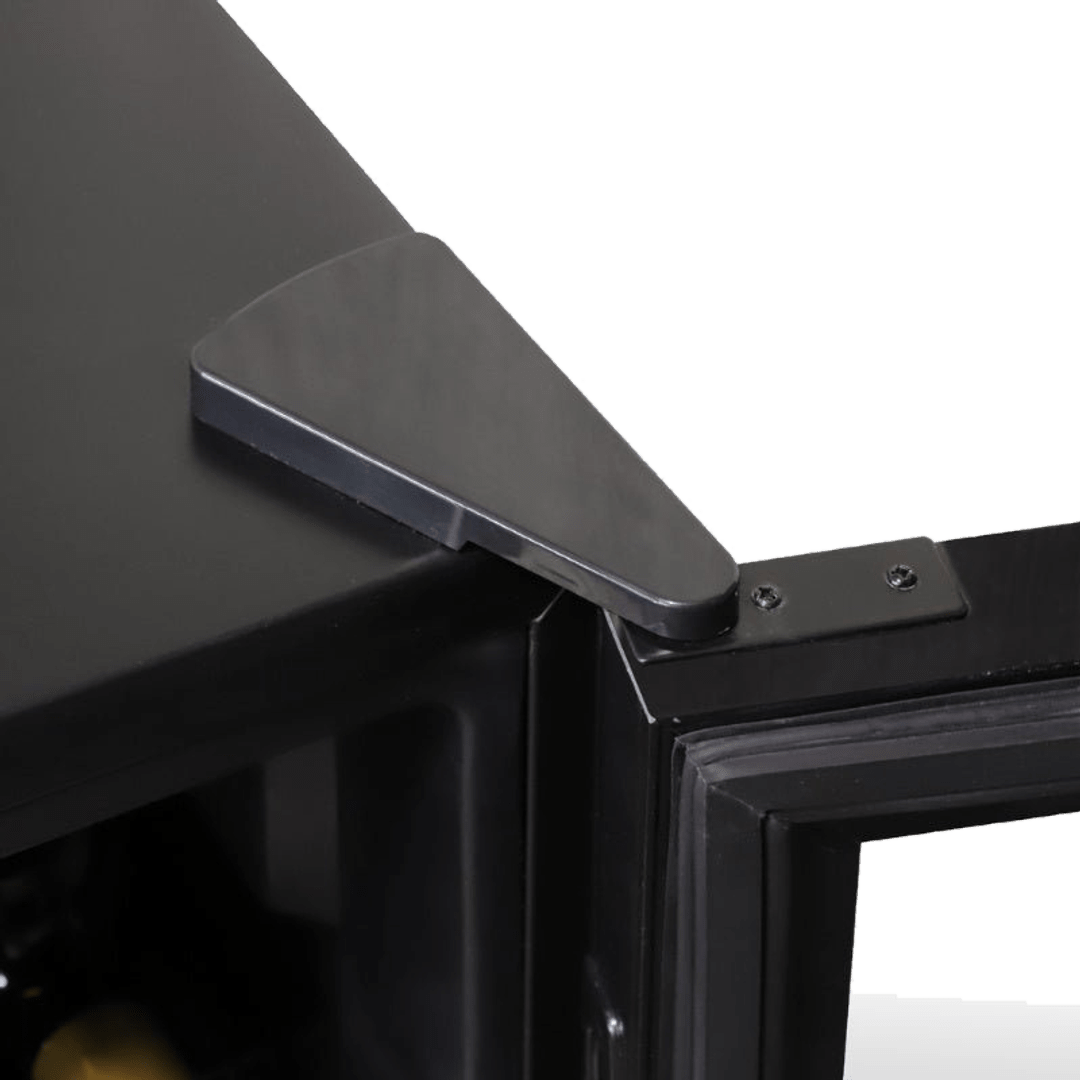 LECAVIST Wine Cabinet - 63 Bottle - Single Zone - Freestanding - Black (LKCV63N) - Freestanding - LeCavist Wine Cabinets