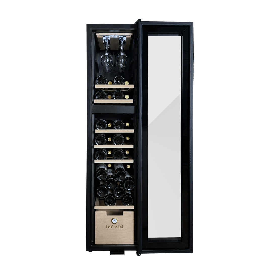 LECAVIST Wine Cabinet - 68 bottles - Dual Zone - Freestanding ( LCS70VN2Z ) - Freestanding - LeCavist Wine Cabinets