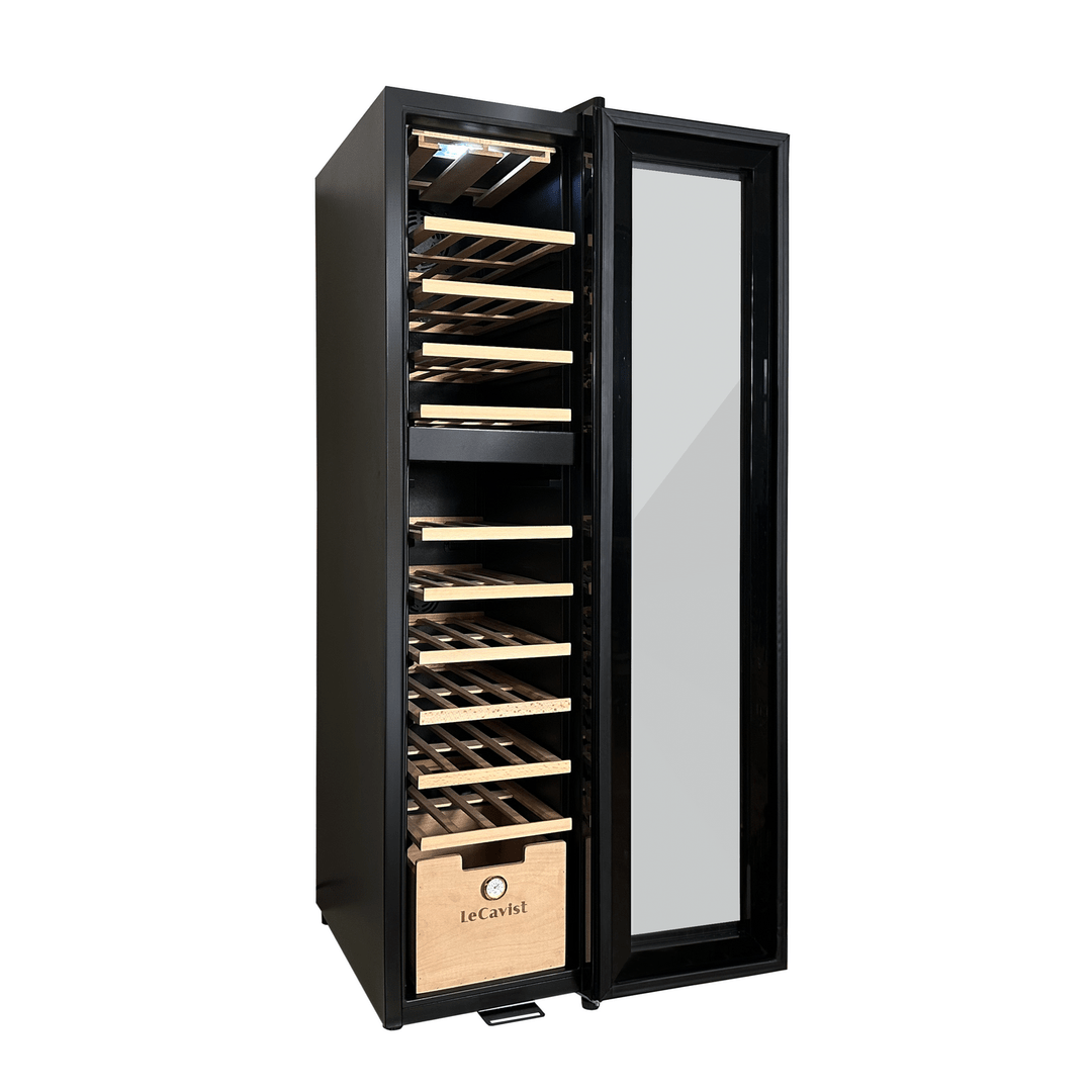 LECAVIST Wine Cabinet - 68 bottles - Dual Zone - Freestanding ( LCS70VN2Z ) - Freestanding - LeCavist Wine Cabinets