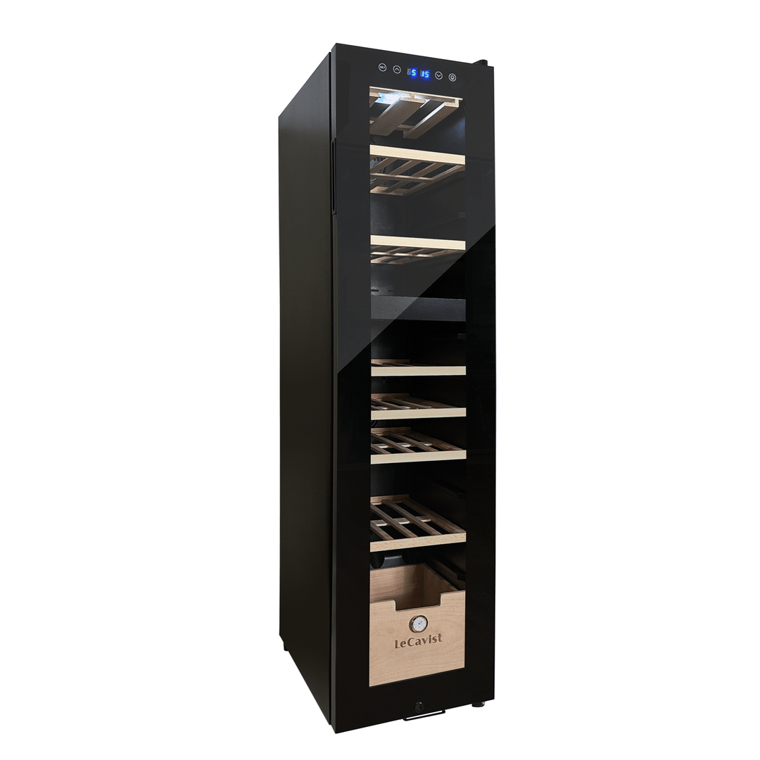 LECAVIST Wine Cabinet - 68 bottles - Dual Zone - Freestanding ( LCS70VN2Z ) - Freestanding - LeCavist Wine Cabinets