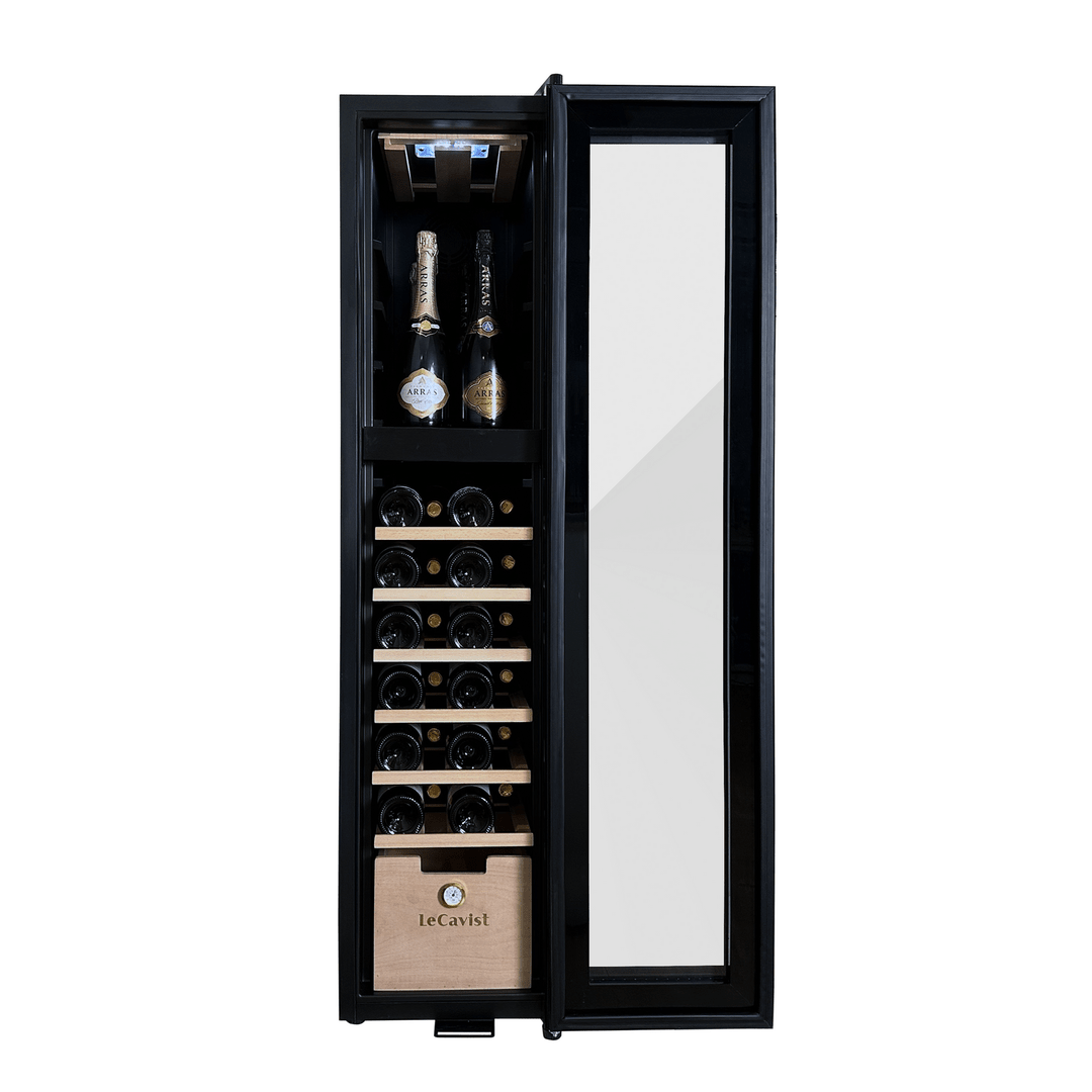 LECAVIST Wine Cabinet - 68 bottles - Dual Zone - Freestanding ( LCS70VN2Z ) - Freestanding - LeCavist Wine Cabinets