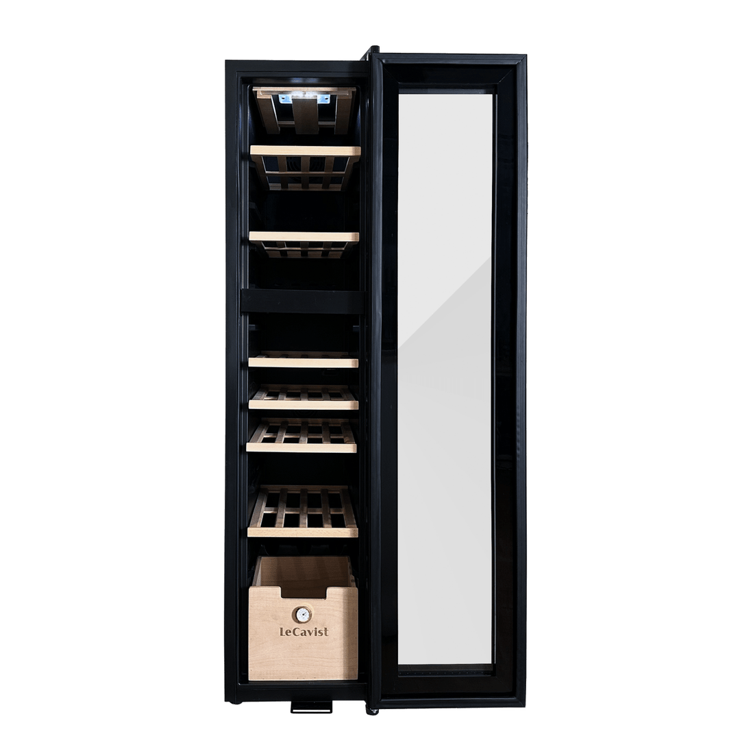 PRODUCT: LECAVIST Wine Cabinet - 68 bottles - Dual Zone - Freestanding ( LCS70VN2Z ) - Freestanding - LeCavist Wine Cabinets