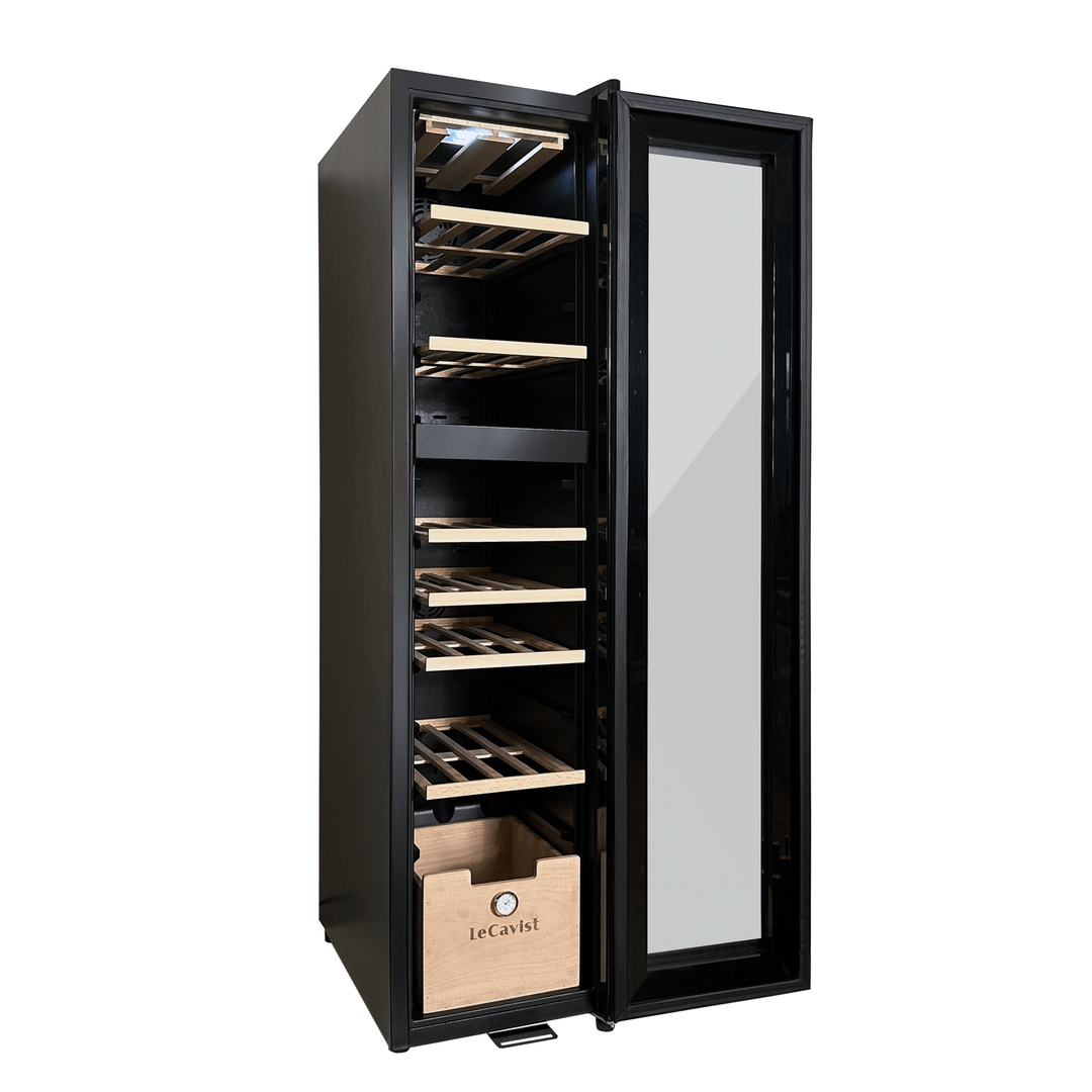 LECAVIST Wine Cabinet - 68 bottles - Dual Zone - Freestanding ( LCS70VN2Z ) - Freestanding - LeCavist Wine Cabinets